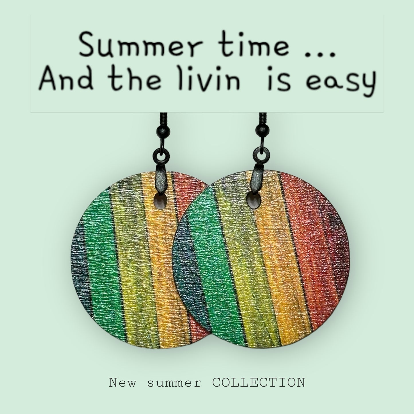 Eco-Chic  Artisan Earrings Crafted from Upcycled Wood